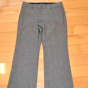 Express design studio editor gray herringbone pant sz 8